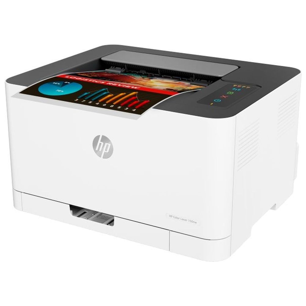 Принтер лазерный HP Color LaserJet 150nw (4ZB95A), A4, WiFi, белый