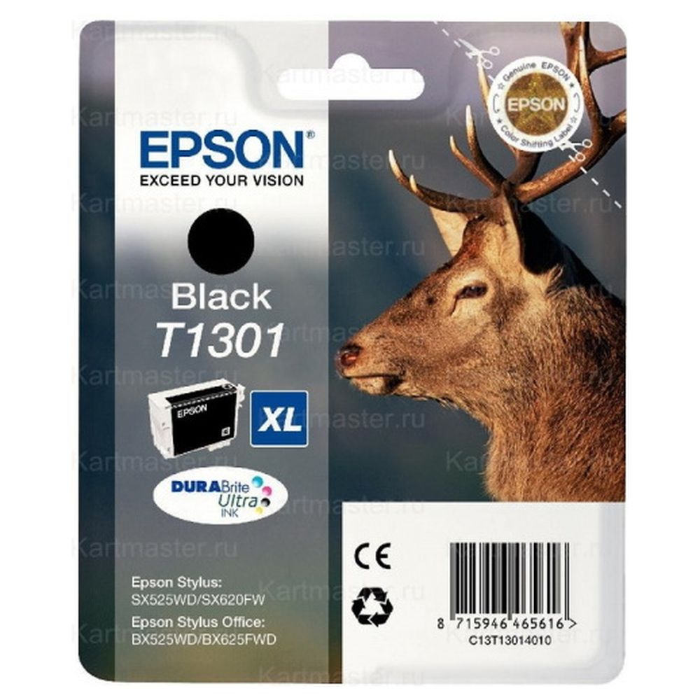 Картридж Epson T130140 (C13T13014010) черный