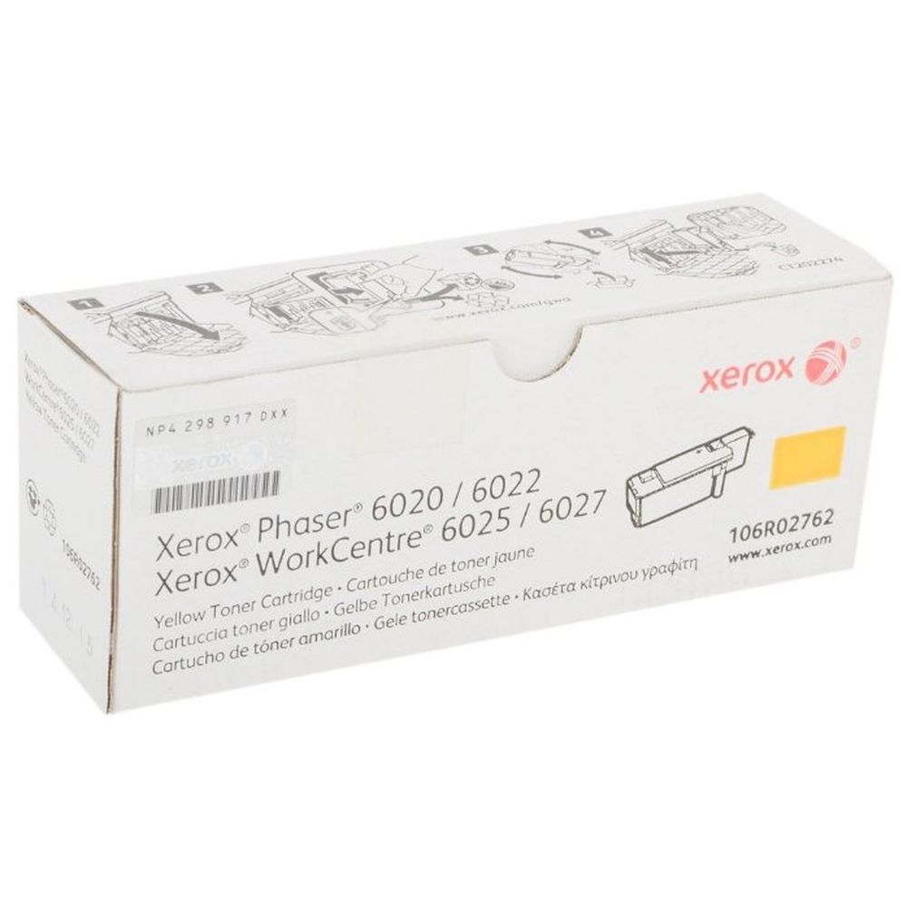 Картридж Xerox 106R02762 желтый