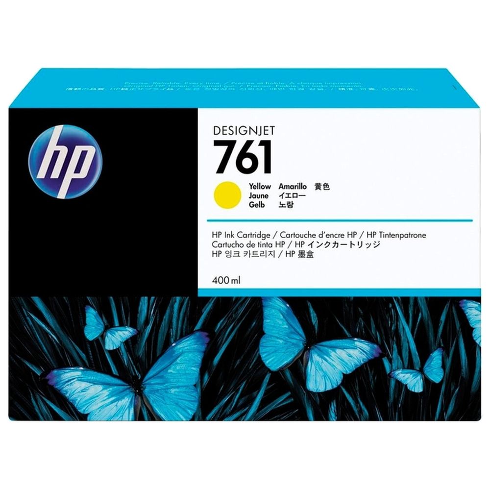 Картридж HP CM992A (761) желтый
