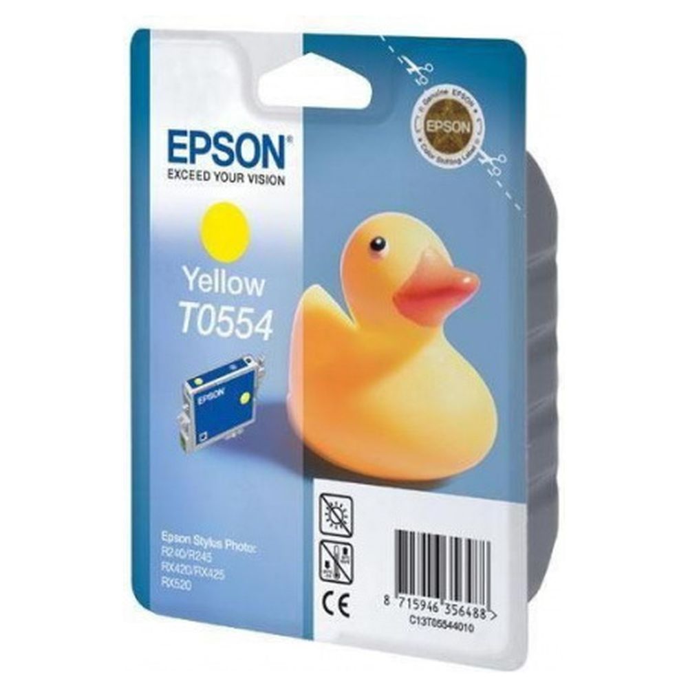 Картридж Epson C13T05544010 (T0554) желтый