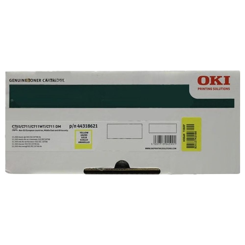Картридж OKI 44318621/43866105 желтый