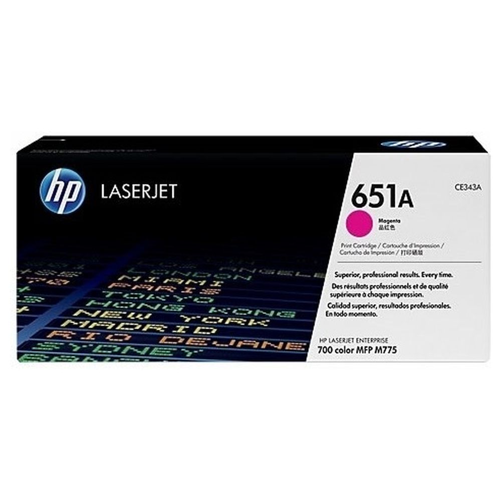 Картридж HP CE343A (651A) пурпурный