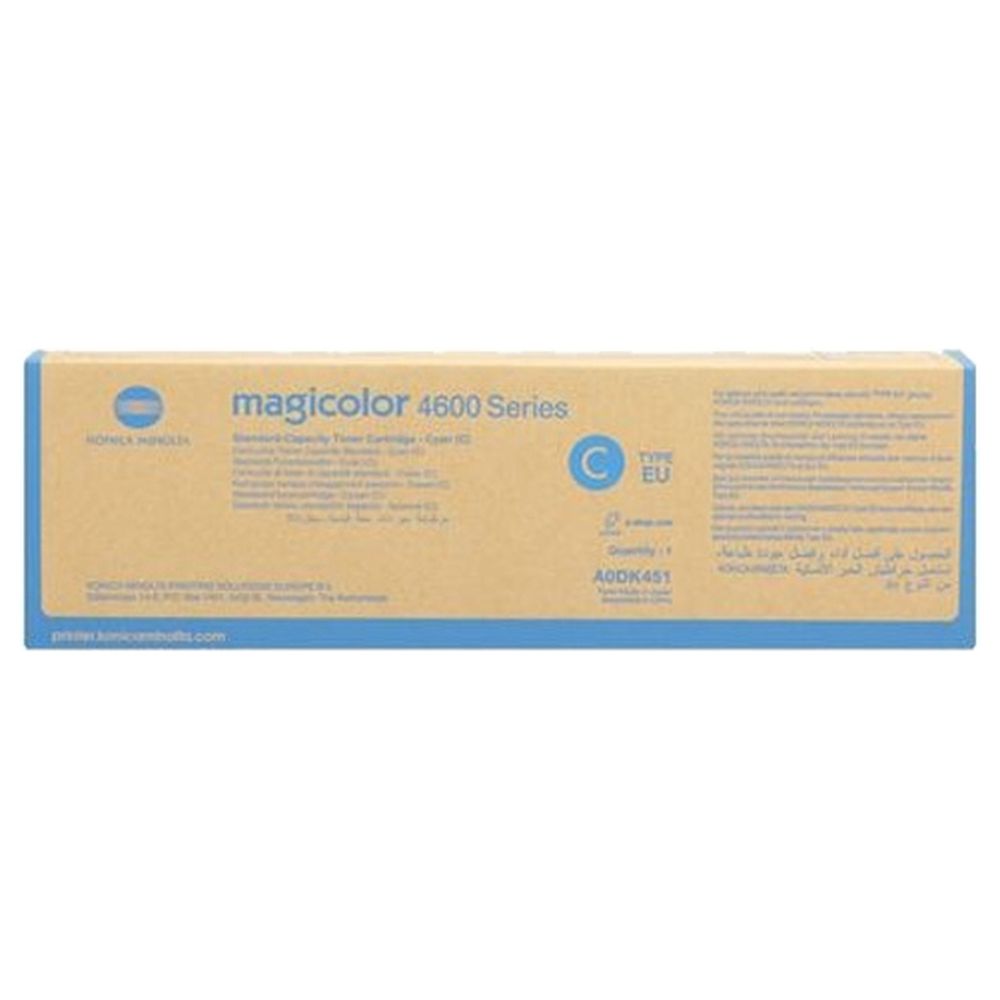 Картридж Konica Minolta A0DK451 голубой
