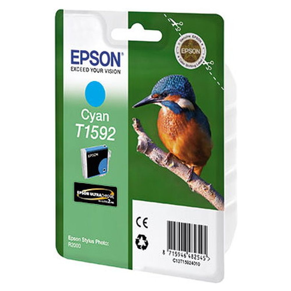 Картридж Epson T159240 (T1592, C13T15924010) голубой