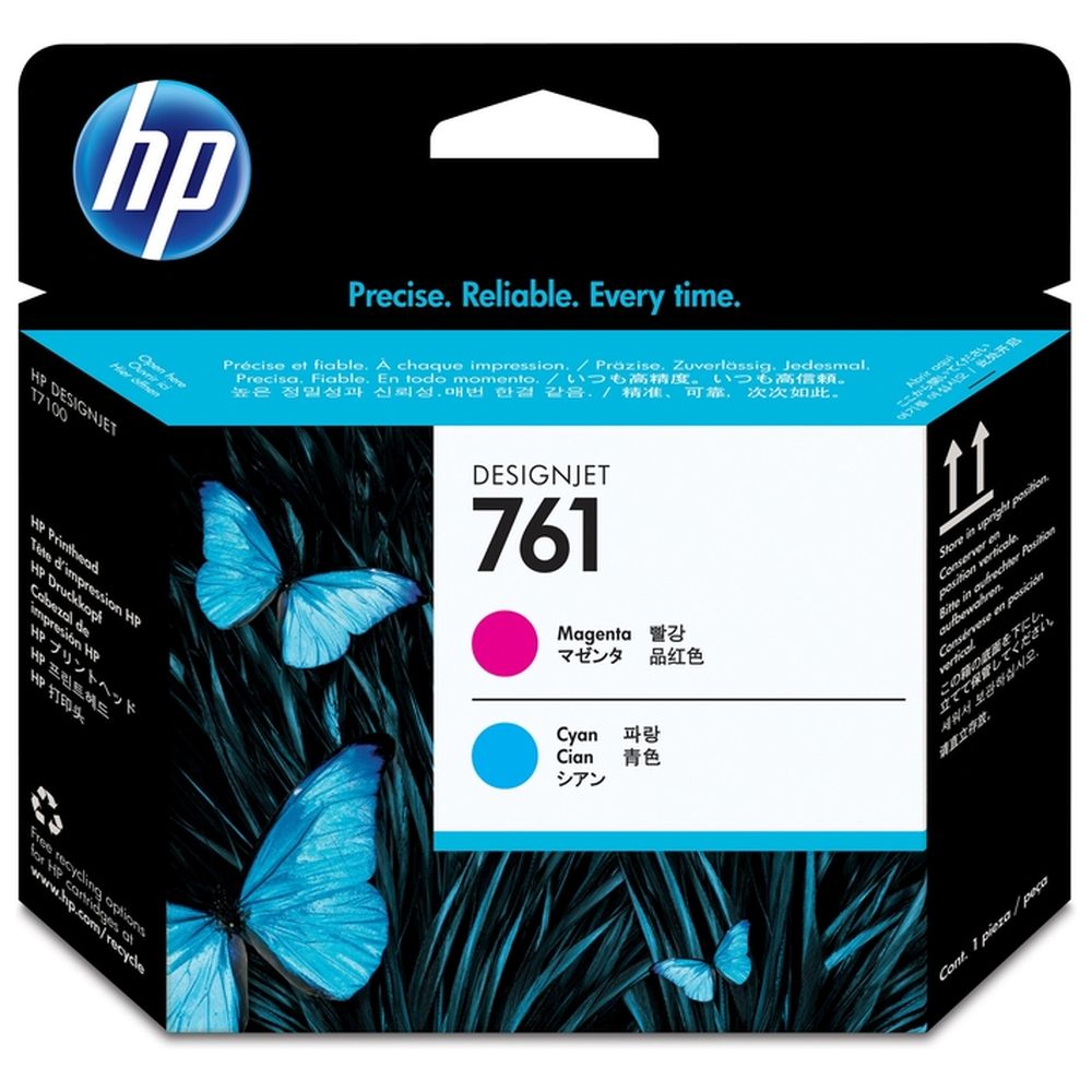 Печатающая головка HP CH646A (761) 2 шт пурпурный/голубой