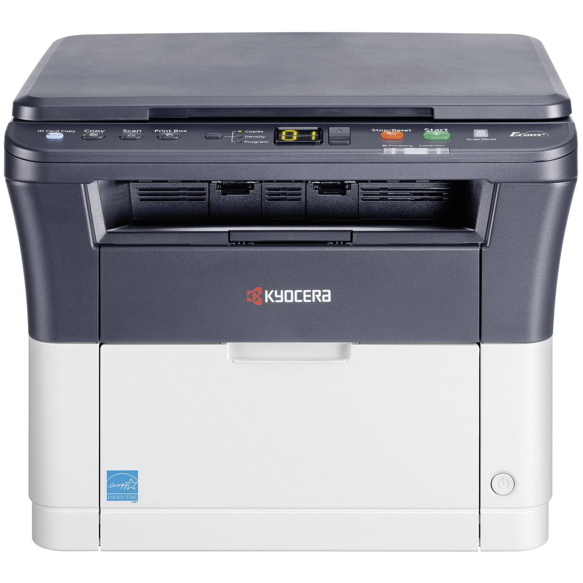 МФУ лазерный Kyocera FS-1020MFP (1102M43RU0 / 1102M43RUV), A4, серый/белый