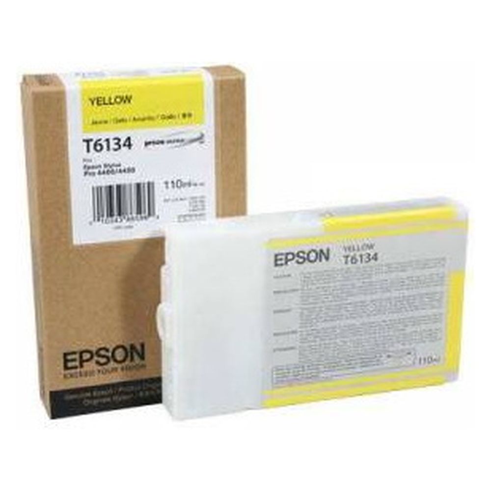 Картридж Epson T613400 (T6134, C13T613400) желтый