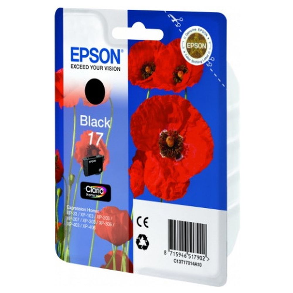 Картридж Epson T17014A (T1701, C13T17014A10) черный