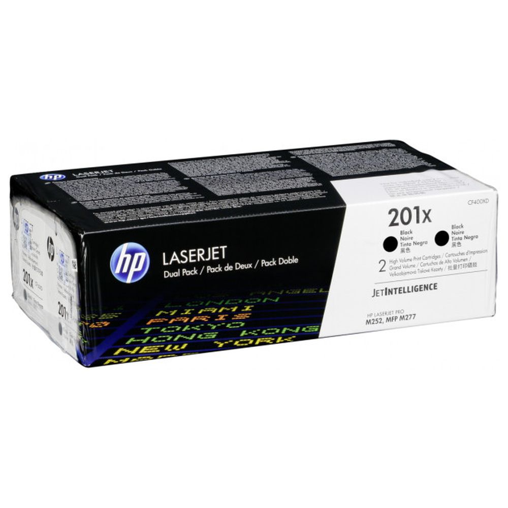 Картридж HP CF400XD (201X) 2в1 черный