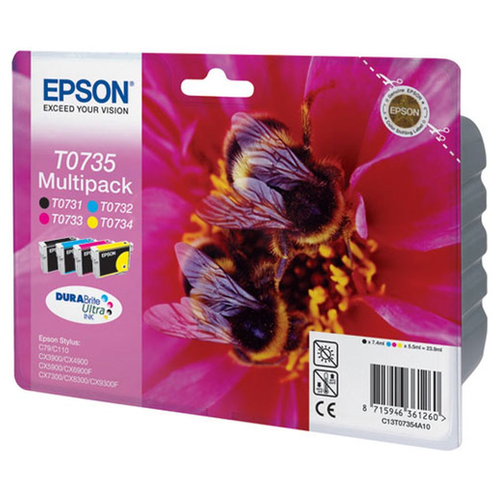 Набор картриджей Epson C13T07354A10 (T0735) Multi Pack