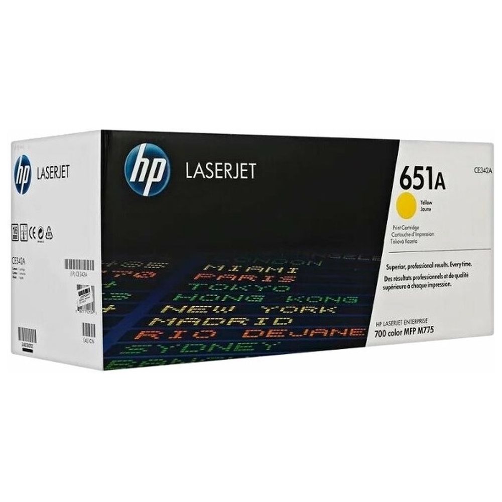 Картридж HP CE342A (651A) желтый
