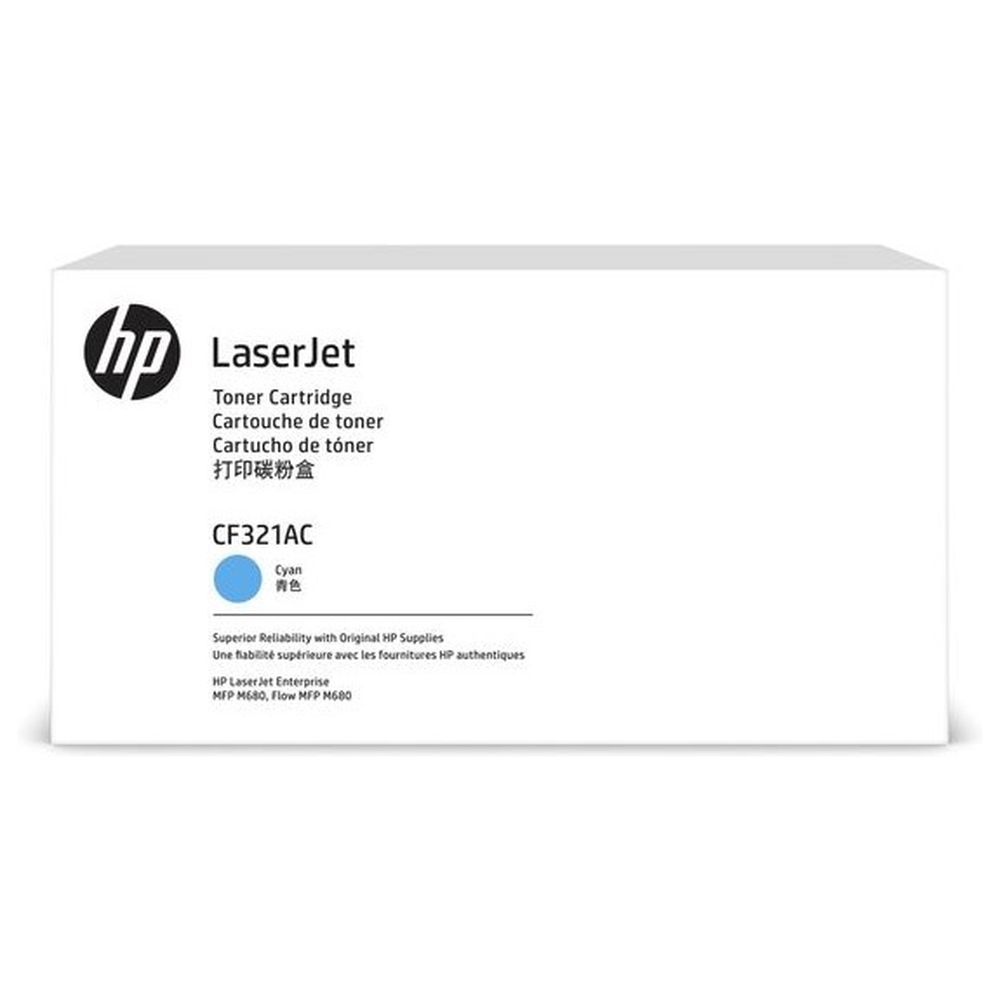 Картридж HP CF321AC (653A) голубой