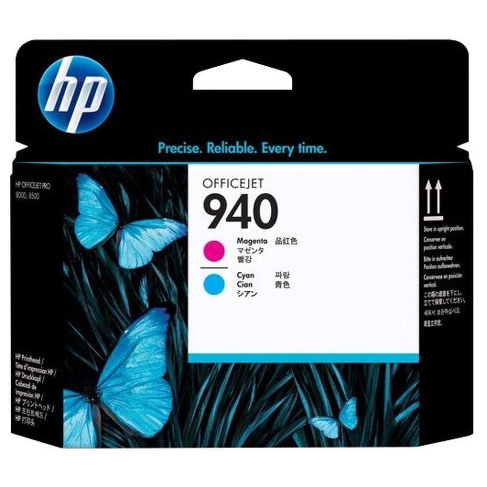 Печатающая головка HP C4901A (940) 2 шт пурпурный и голубой