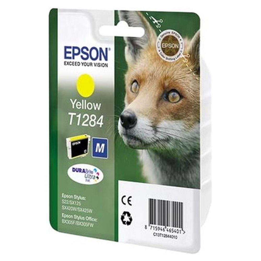 Картридж Epson C13T12844010 (T1284) желтый