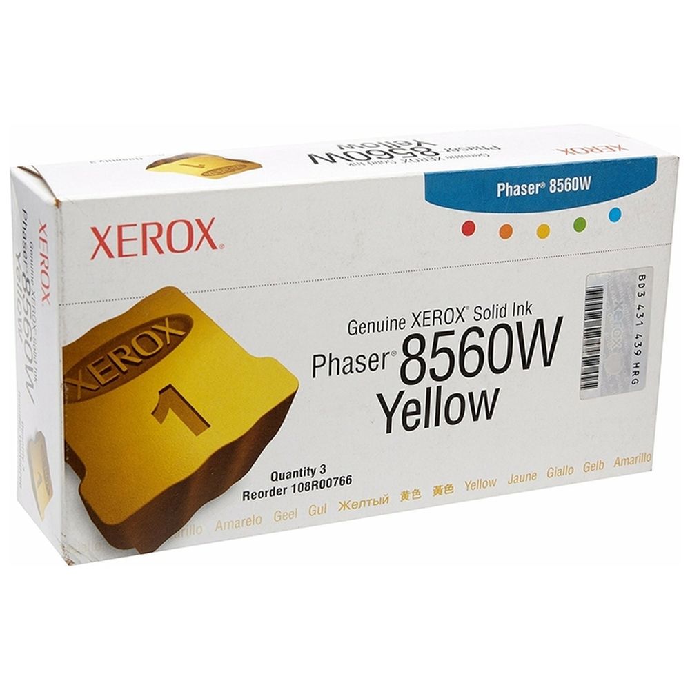 Твердые чернила Xerox 108R00766 желтый 3 шт/уп