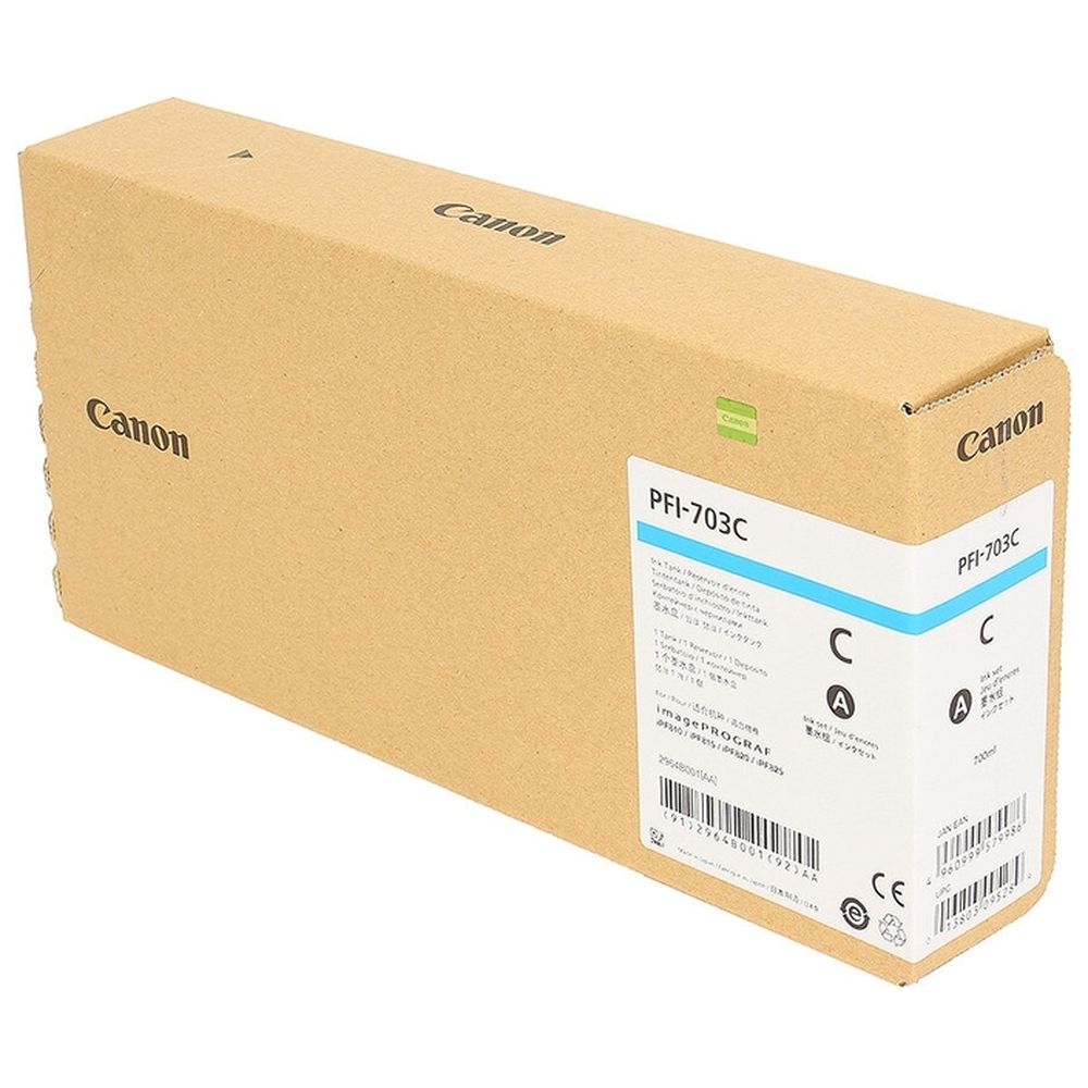 Картридж Canon PFI-703C (2964B001) голубой