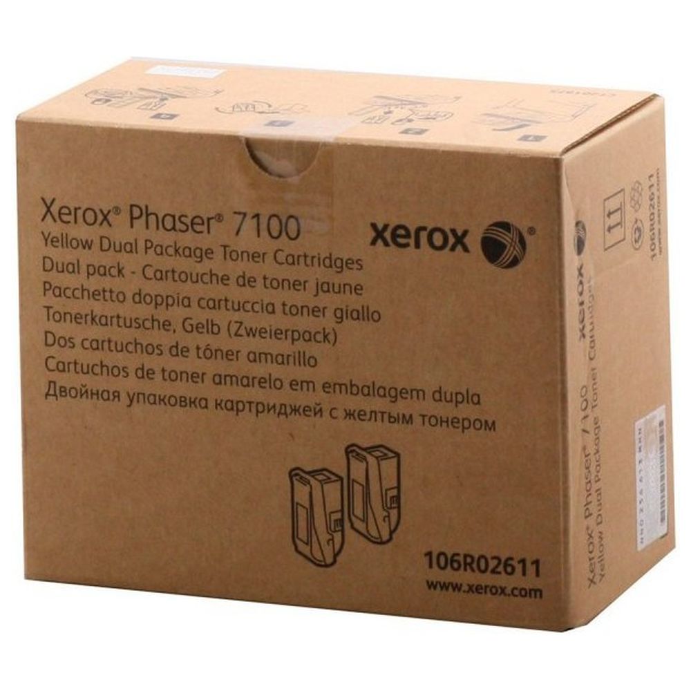 Картридж Xerox 106R02611 желтый