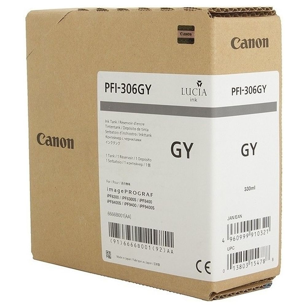 Картридж Canon PFI-306GY (6666B001) серый