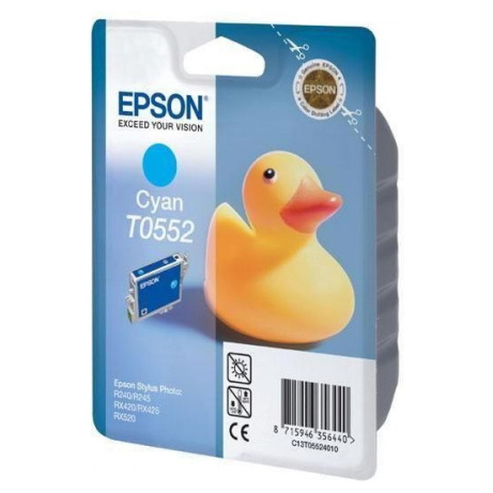 Картридж Epson C13T05524010 (T0552) голубой