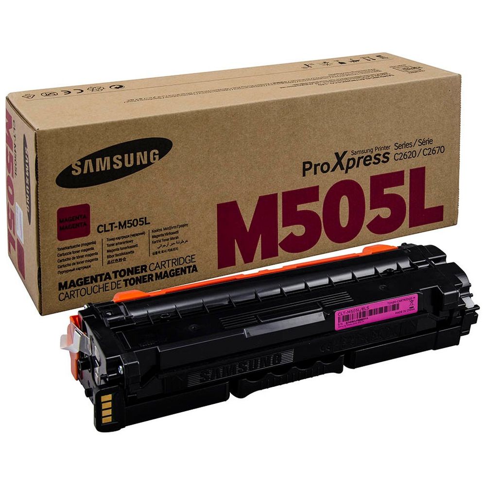 Картридж Samsung CLT-M505L пурпурный