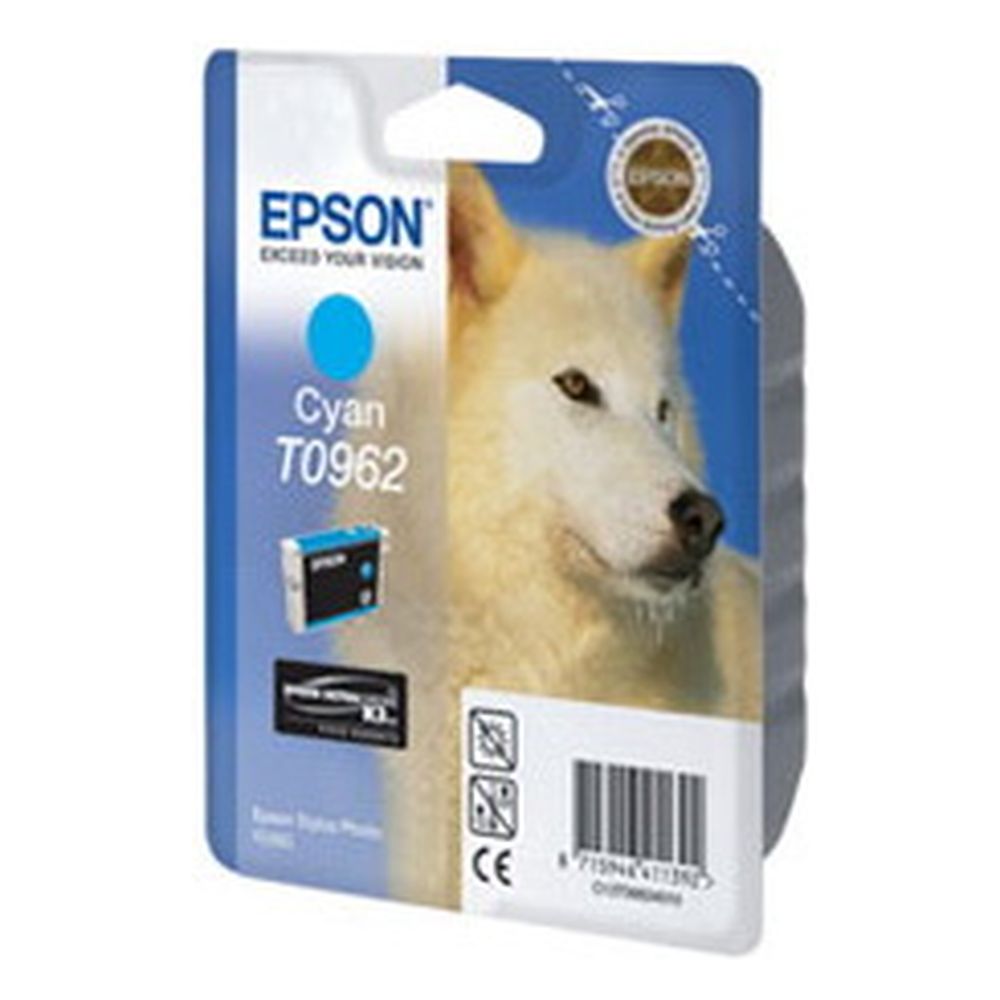 Картридж Epson T096240 (T0962, C13T09624010) голубой
