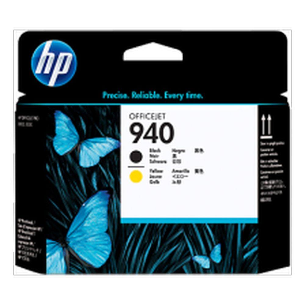 Печатающая головка HP C4900A (940) 2 шт черный и желтый