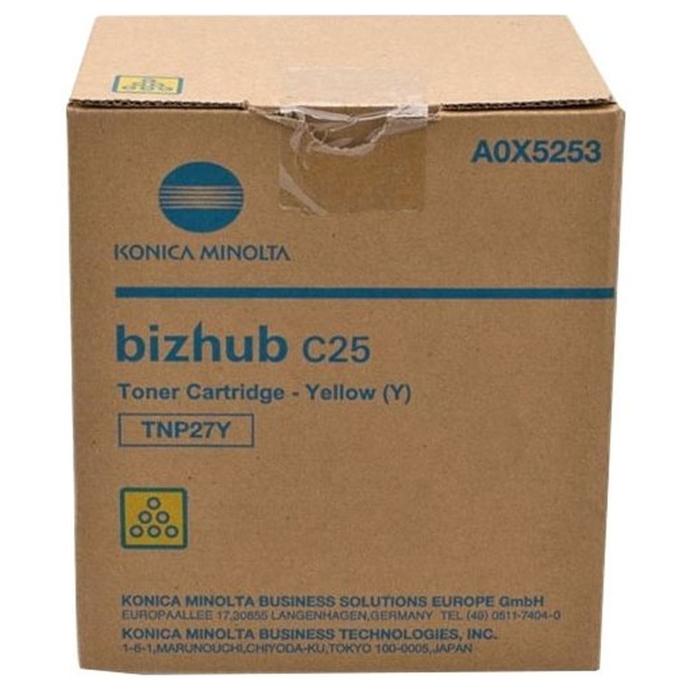 Картридж Konica Minolta TNP-27Y (A0X5253) желтый