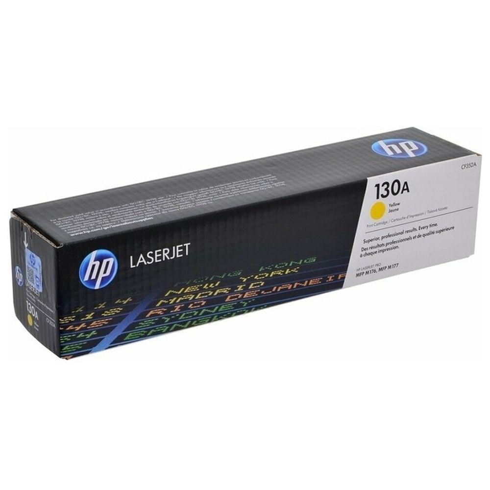 Картридж HP CF352A (130A) желтый