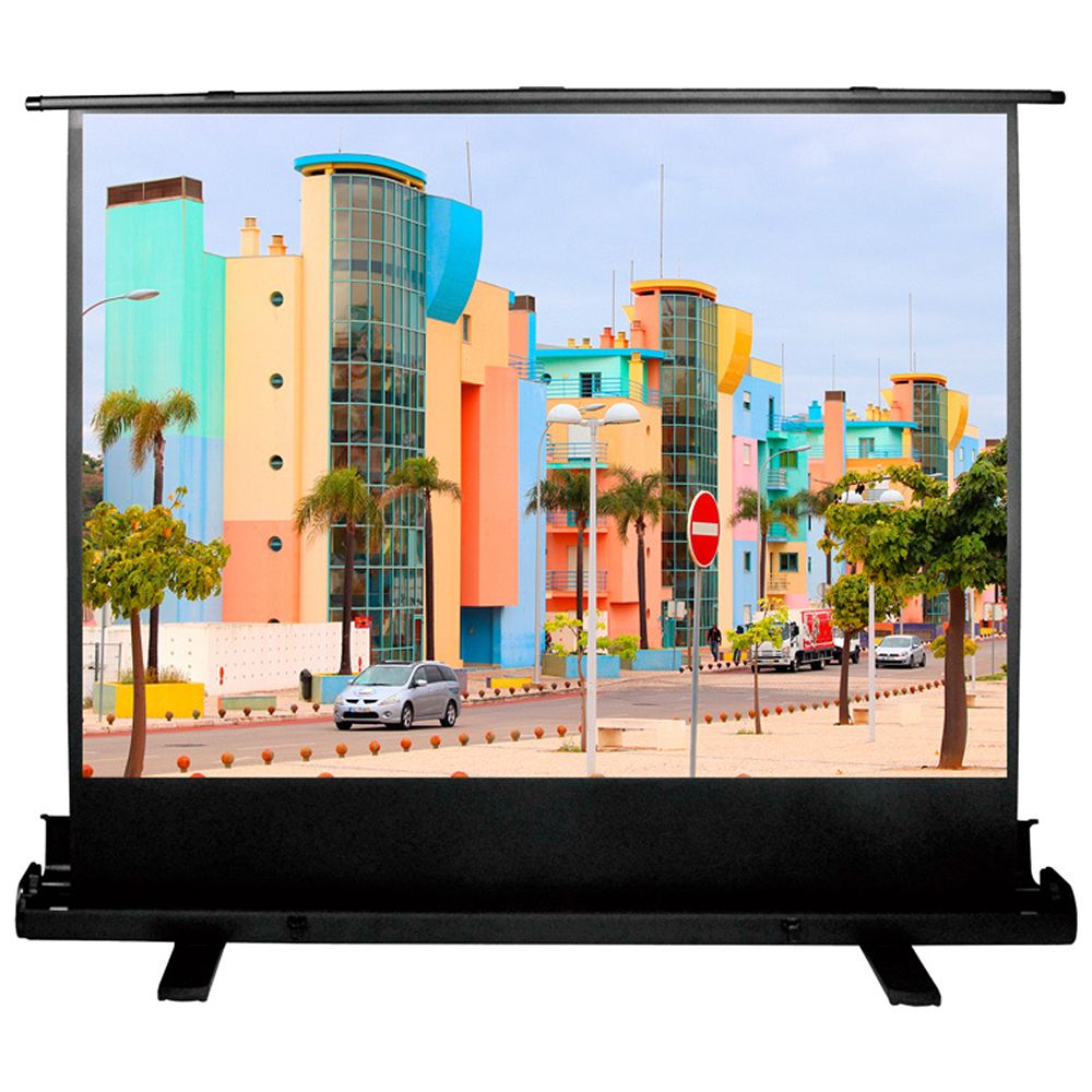 Экран Cactus 160x120см FloorExpert, 74", 4:3 напольный, рулонный, CS-PSFLE-160X120