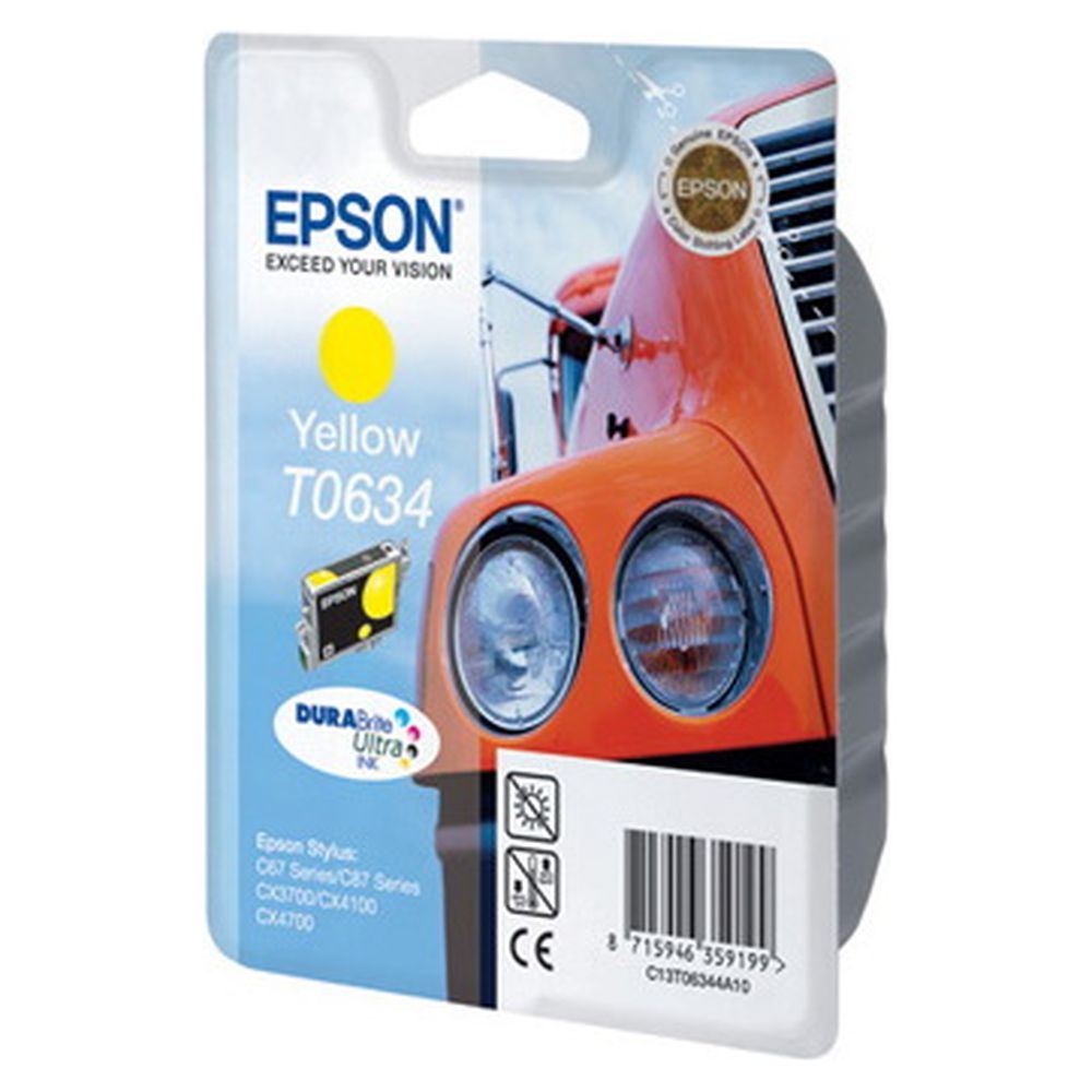 Картридж Epson C13T06344A10 (T0634) желтый