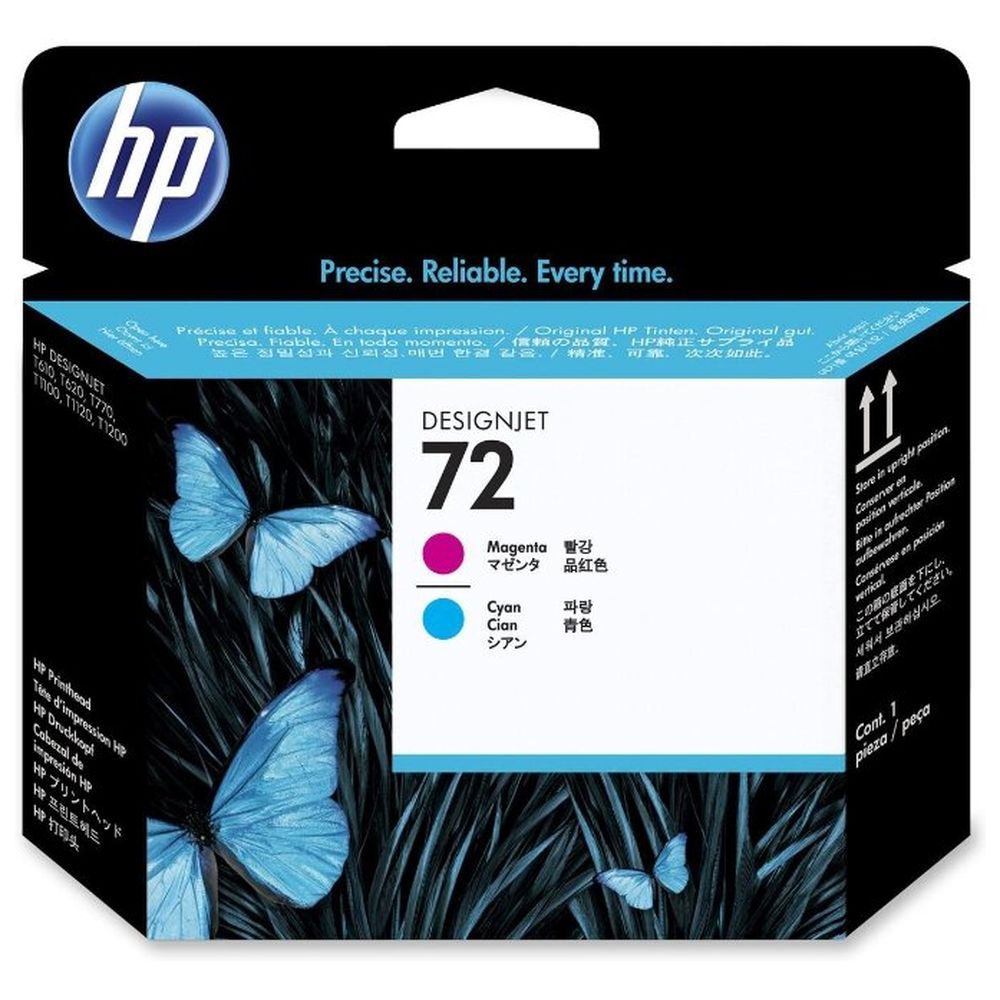 Печатающая головка HP C9383A (72) 2 шт пурпурный и голубой