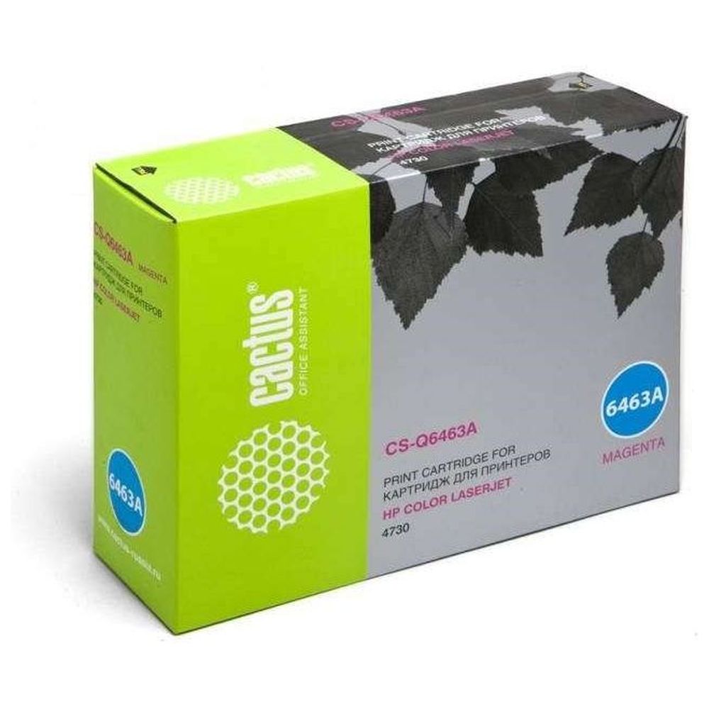 Картридж Cactus Q6463A (CS-Q6463AR) 644A пурпурный для HP