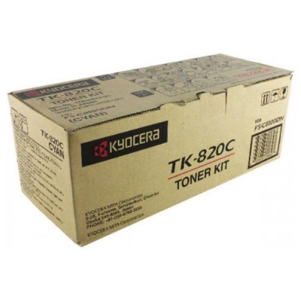 Картридж Kyocera TK-820C голубой