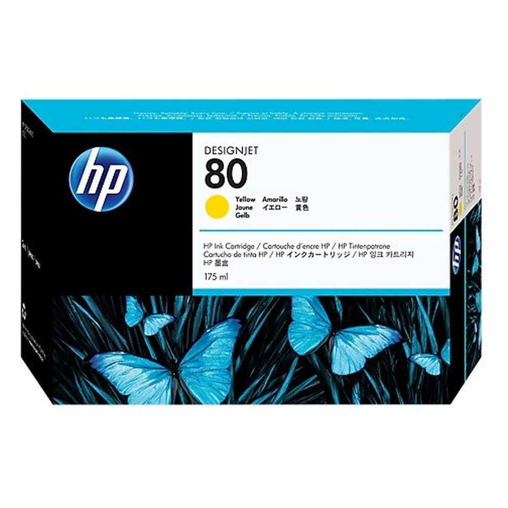 Картридж HP C4873A (80) желтый