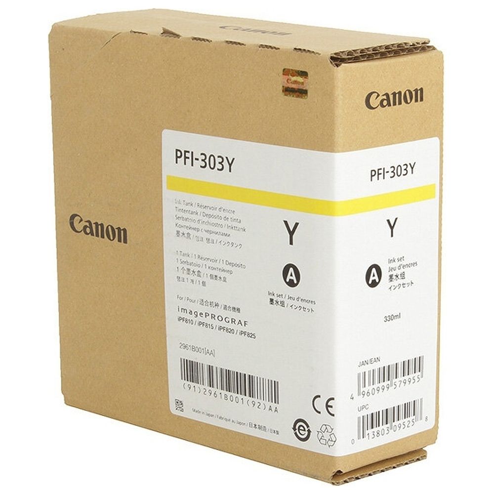 Картридж Canon PFI-303Y (2961B001) желтый