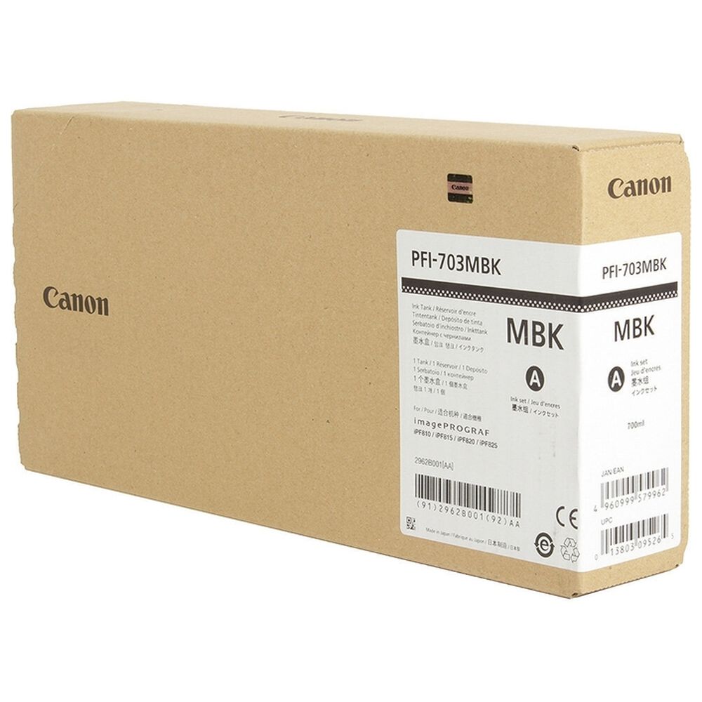 Картридж Canon PFI-703MBK (2962B001) матовый черный