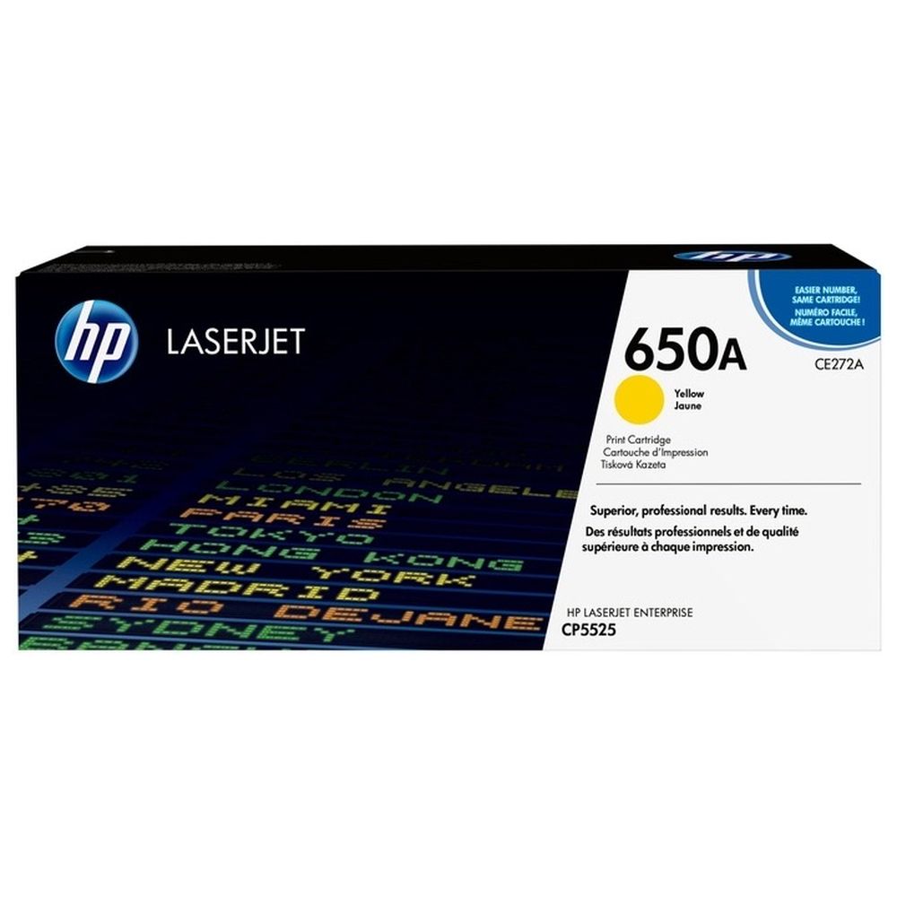 Картридж HP CE272A (650A) желтый