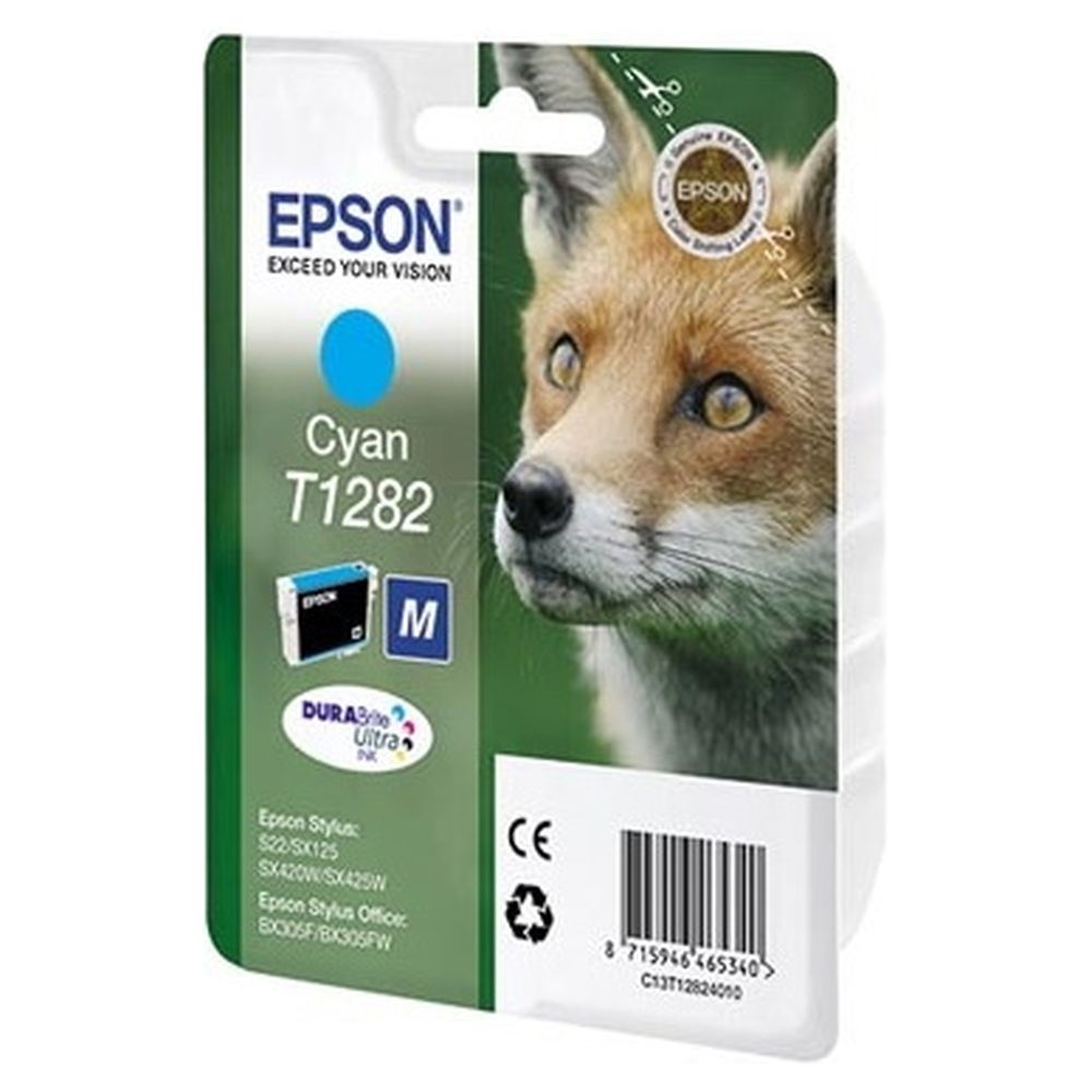 Картридж Epson T128240 (T1282, C13T12824010) голубой