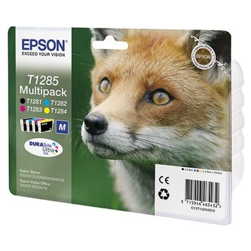Картридж Epson T128540 (T1285, C13T12854010) Multi Pack, 4 шт/уп