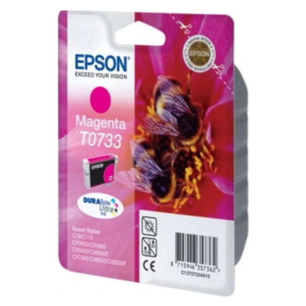 Картридж Epson C13T07334A10 (T0733) пурпурный
