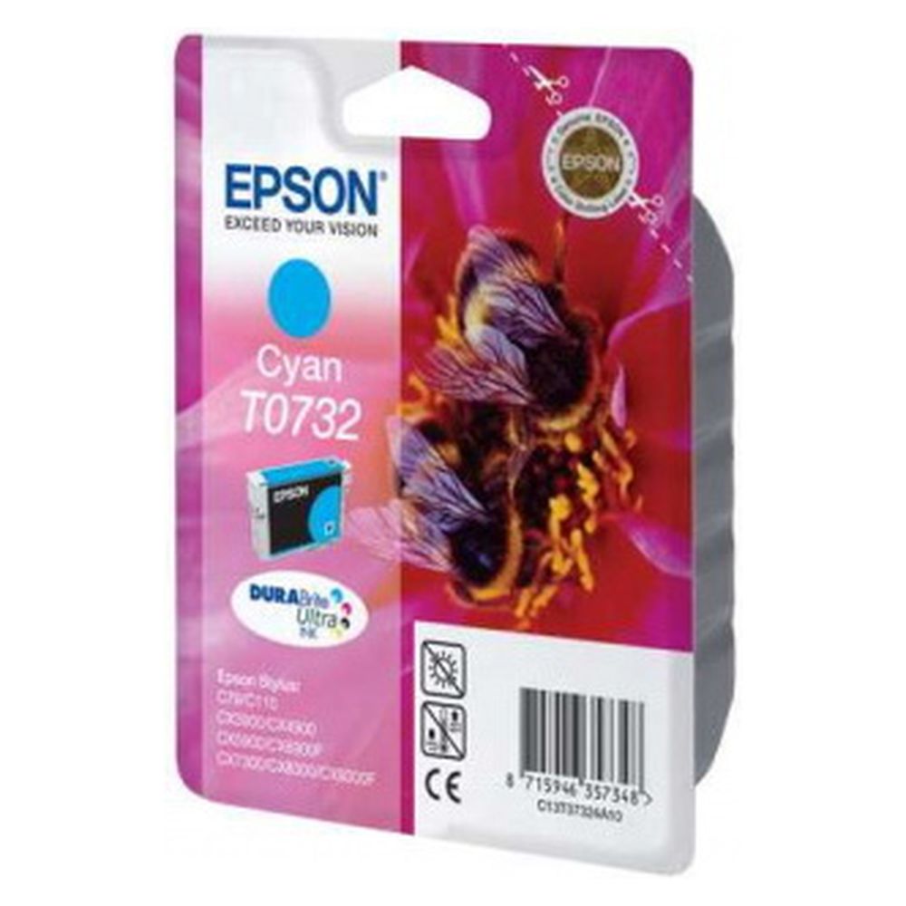 Картридж Epson C13T07324A10 (T0732) голубой