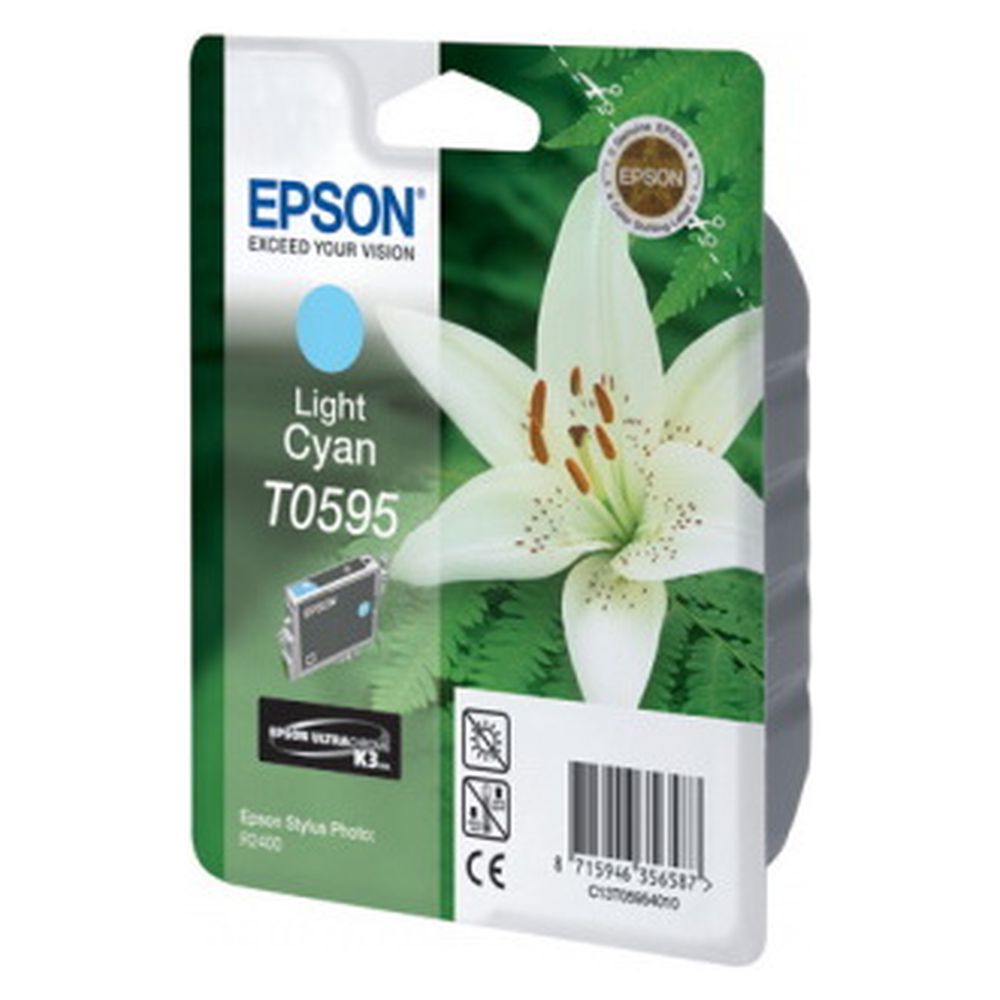 Картридж Epson C13T05954010 (T0595) светло-голубой
