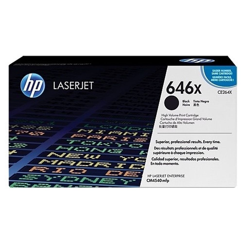 Картридж HP CE264X (646X) черный