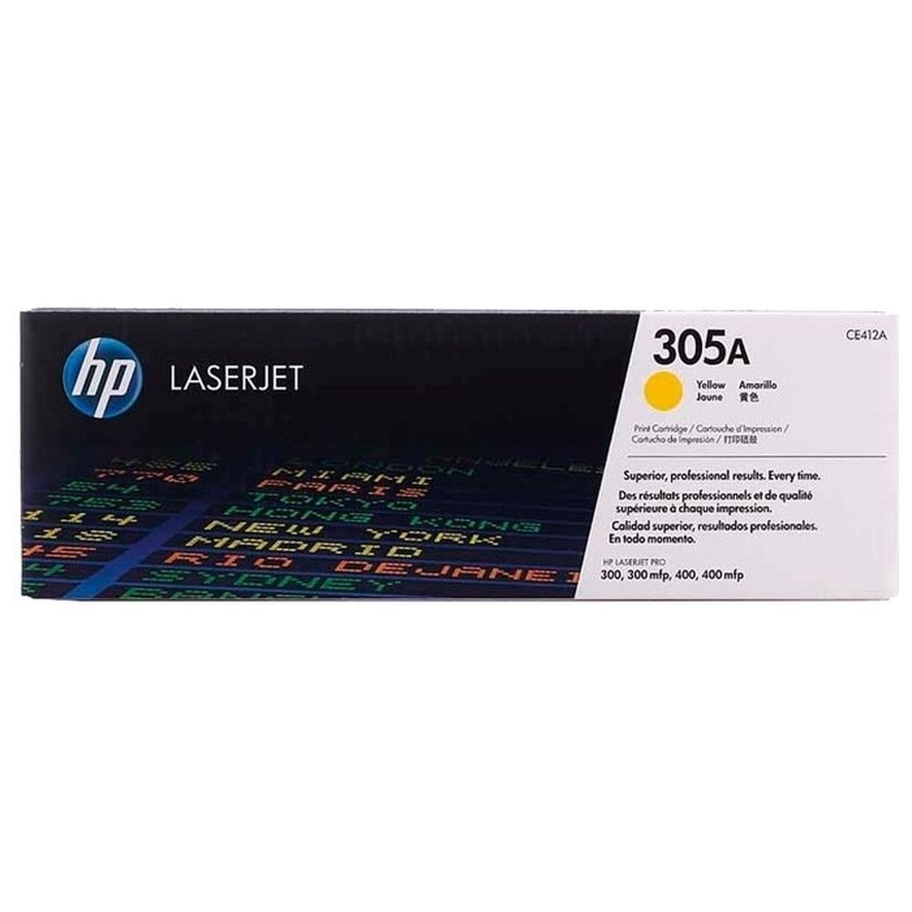 Картридж HP CE412A (305A) желтый