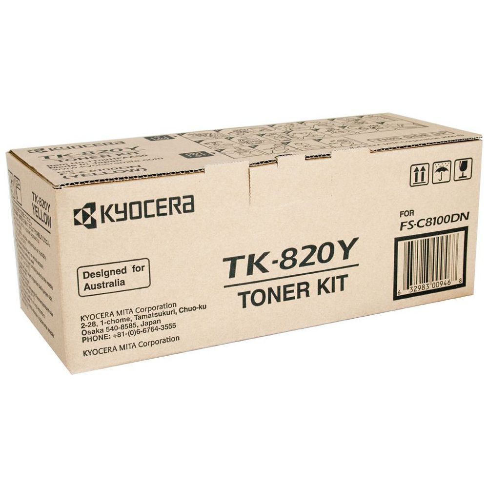 Картридж Kyocera TK-820Y желтый
