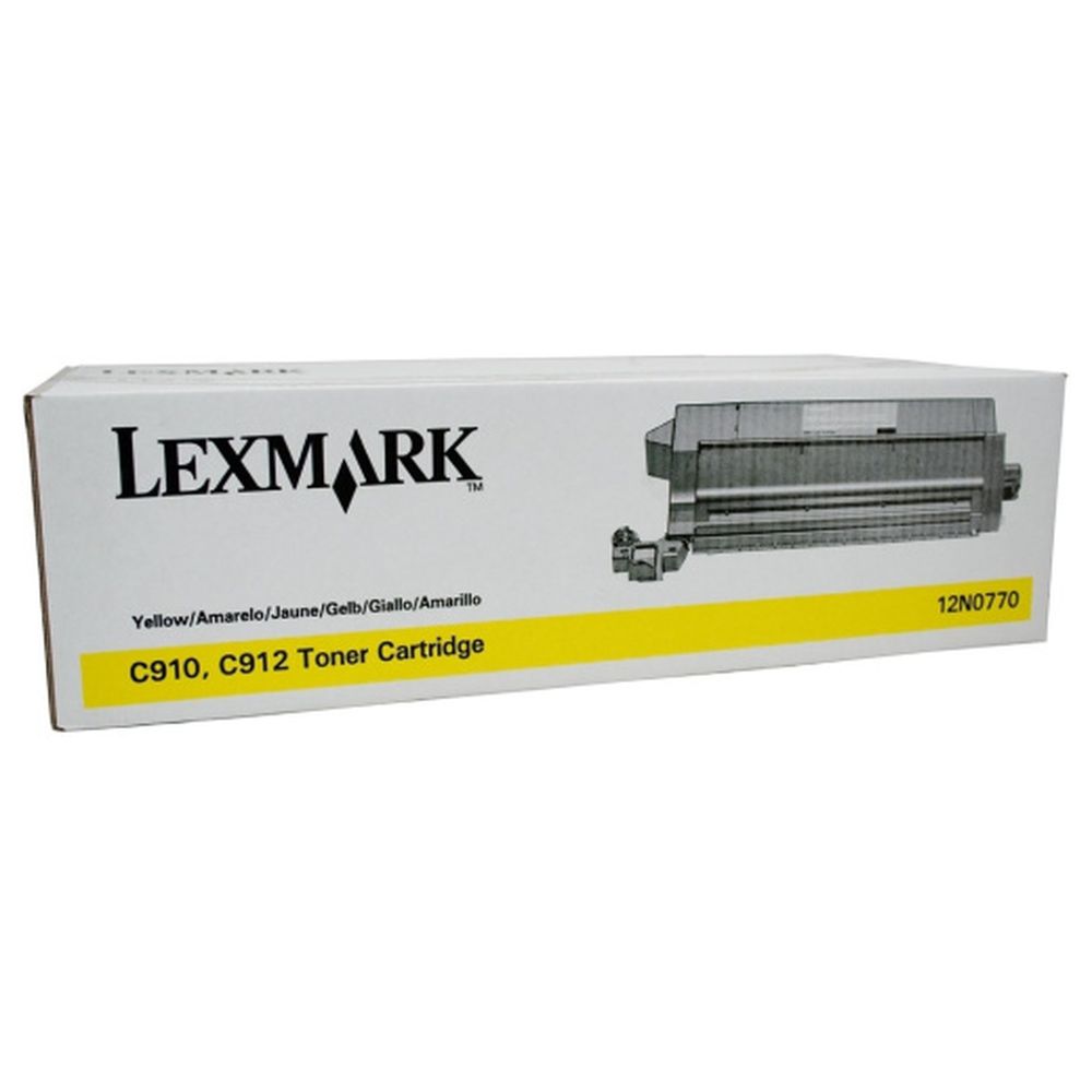 Картридж Lexmark 12N0770 желтый