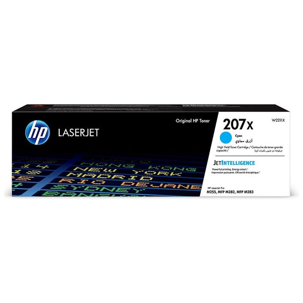 Картридж HP W2211X (207X) голубой