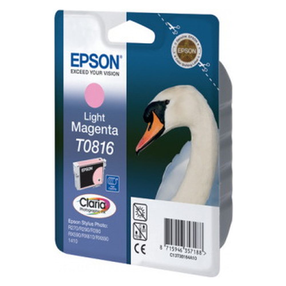 Картридж Epson C13T08164A10 (T0816) светло-пурпурный