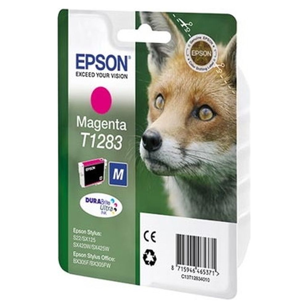 Картридж Epson T128340 (T1283, C13T12834010) пурпурный